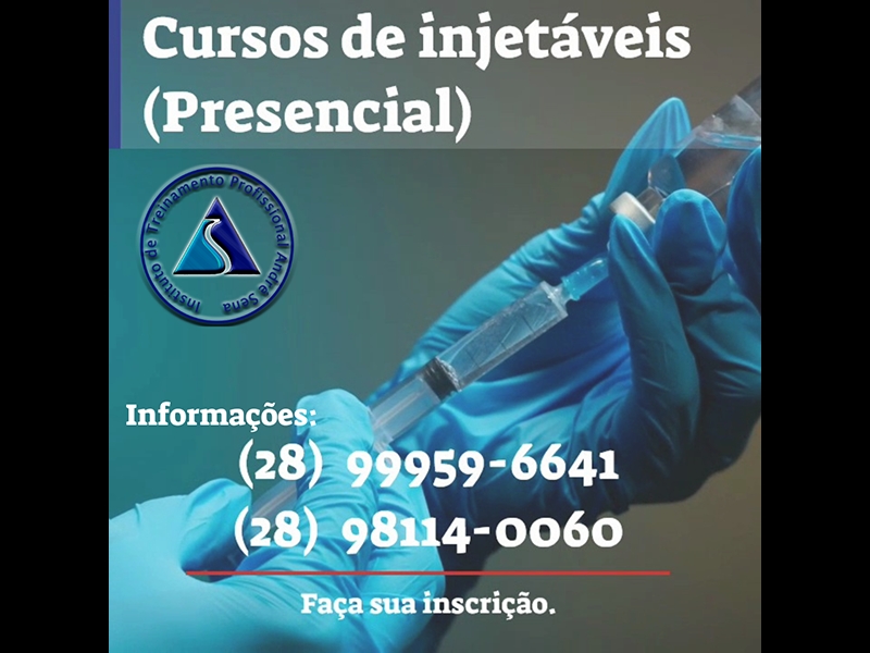 NOVO CURSO DE INJETÁVEIS