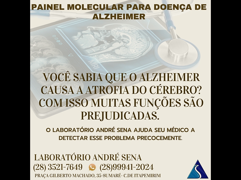 PAINEL MOLECULAR PARA DOENÇA DE ALZHEIMER